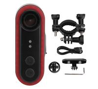 Keenso Cámara de bicicleta, cámara de ciclismo HD 1080P con lente gran angular de 150°, 6 modos de iluminación, IPX6, resistente al agua, grabación en bucle de 3500 mAh (64 GB)