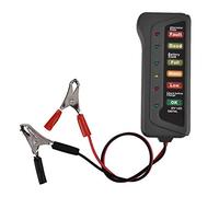 Keenso Camplificador de Probador de Batería de 12V, Alternador de Alternador de Analizador de Carga de Batería de Motocicleta para Automóvil