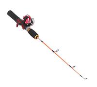 Keenso Caña de Pescar en Hielo de Invierno, Carrete de Pesca con Hilo de Pescar, Anzuelo de Pesca en Hielo, Juego de Engranajes Combinados para Pesca Al Aire