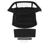 Keenso Capota de Lona, Capota de Lona Convertible Negra con Ventana de, repuesto de Corte Preciso para R107 280SL 350SL 380SL 450SL 560SL 500SL