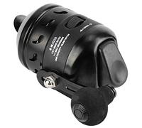 Keenso Carrete de Pesca, Negro, Carrete Giratorio de fundición Carrete de Pesca con Rueda de Tiro Interior Carrete de Pesca Cerrado, Carrete de Pesca de Metal, Ligero