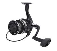 Keenso Carretes de Pesca Giratorios, Carrete de Pesca de Aleación de Aluminio con Fuerza de Frenado de 10 Kg, Diseño de Fundición Larga para en Barco de Agua Dulce y Salada