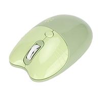 Keenso Cartoon Cat Mini Silent Wireless Mouse 2.4G dpi Ajustable para Viajeros y Estudiantes (Green)