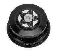 Keenso Casco de bicicleta de aleación de aluminio 44 55 mm con rodamientos sellados para horquilla de 28,6 Mm, tubo de dirección recto y cónico para reparación de bicicletas de carretera de montaña