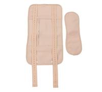Keenso Cataplasma de Aceite de Ricino, Alivia las Molestias, Bolsa Pequeña, Cataplasma de Aceite de Ricino, Correa Ajustable Reutilizable de Terciopelo para Uso Diario (Caqui)