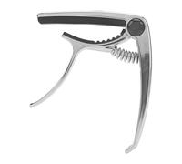 Keenso Cejilla para Guitarra, Cejilla Multifunción de Aleación de Zinc con Soporte para Púas y Extractor de Clavijas de Cuerda para Guitarras Acústicas y Eléctricas, Ukelele, Banjo Mandolina