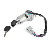 Keenso Cerradura del Interruptor de Encendido Cilindro de Cerradura de Encendido de Aleación de Aluminio con 2 Llaves OE 2992551 Reemplazo para Daily 1999 2006 Instalación Simple Control de Estable