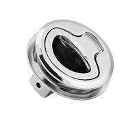 Keenso Cierre de escotilla Marino, 1.8" Universal automático de Acero Inoxidable, Cierre Slam para Barcos RV Yates, Resistente al Agua y corrosión, fácil instalación