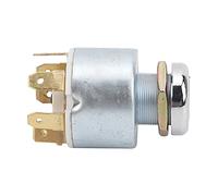 Keenso Cilindro de Cerradura de Encendido de 12 V, Interruptor de Encendido Universal de 4 Posiciones con 2 Llaves, para Coches SPB501, Barcos, Motocicletas