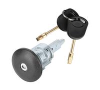 Keenso Cilindro de Cerradura de Puerta Delantera Derecha para Coche, Cilindro de Cerradura de Puerta de Metal ABS con 2 Llaves, Reemplazo Directo, Fácil Instalación, Ajuste Preciso para MK6 2000 2016