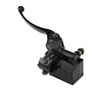 Keenso Cilindro maestro del freno delantero, 7/8 "22 mm Motocicleta Freno hidráulico Cilindro maestro del embrague Palanca de freno para YFZ450 YFM(Negro) cbr bremspumpe