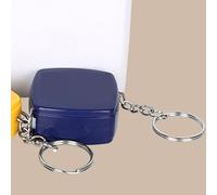 Keenso Cinta de Medición de Acero Mini Mini Llave de Llave Tamaño de Correa de 1M Restauración Automática para un Cómodo Almacén (BLUE)