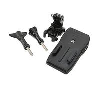 Keenso Clamp/Holder de Correa para Mochila para Cámara de Acción Giratoria de 360 Grados con Hebilla de Liberación Rápida para, Accesorio Ligero Resistente Al Desgaste para Monopatín, 2,9 Oz