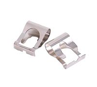 Keenso Clip de Acoplamiento del limpiaparabrisas, 2 Piezas de Metal para Parabrisas del Coche, Clips de vinculación del limpiaparabrisas del Motor, Barras de vinculación de los Brazos