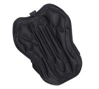 Keenso Cojín de Asiento de Motocicleta, Almohadilla Universal Transpirable de Absorción de Impactos con Ventilación de Ranura 3D y Hebillas Antideslizantes, para Viajes Largos Comodidad
