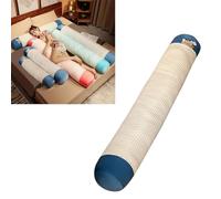 Keenso Cojín Largo y Regordete con una Forma Cilíndrica, Almohada de Cuerpo Transpirable para un Mejor Sueño, Diseño Lavable Extraíble, Adecuado para Adultos Adecuados (Gato 85 cm)