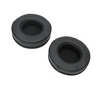 Keenso Cojín para Auriculares Durable, Flexible, de Textura Suave, Pieza de Repuesto Universal para un Tiempo de Escucha Prolongado para Accesorios de, Negro, 100 Mm, 2 Piezas