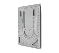 Keenso Collar de Cadena de Perlas Collar PERL Punta Organizer Tableta -Diseño de Diseño para Proyectos de Artesanía de Bricolaje Gris, 24 X 32 X 1.5 Cm