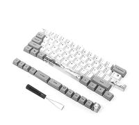 Keenso Colorido KeyCap Set PBT KeyCaps 73 PCS Patrón de Ballenas, Accesorio de Teclado de a Través del Proceso de Sublimación, para Teclado Mecánico (#3)