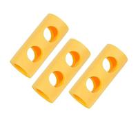 Keenso Conector de Fideos para Piscina de 3 Piezas, Conector de Poste de Natación EPE 2 Orificios Cruzados Conector de Fideos para Natación Fideos para Piscina Conector de Palo de