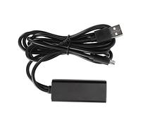 Keenso Conector Micro USB a RJ45 Acceso Confiable a Internet de 10/100 Mbps para Dispositivos de TV Fuente de Alimentación USB para una Experiencia de Transmisión Aleación de Aluminio, ABS