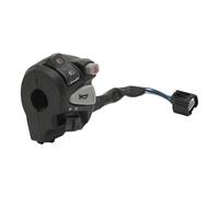 Keenso Conjunto de Interruptor de Manillar de 22 Mm, Interruptor de Manillar de Motocicleta de Metal ABS, Bocina de Haz Alto y bajo, Control de Peligro de Señal de Giro para Conductores Click 125