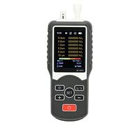 Keenso Contador de Partículas de Polvo profesional. Monitor Preciso de Calidad del Aire Interior y Exterior, Batería de Larga Duración para Microelectrónica y Departamento médico. Materiales ABS