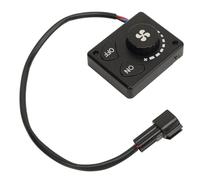 Keenso Control de la Placa Principal de Aire Acondicionado, DC12V 24 V de Estacionamiento Controlador de Estacionamiento Interruptor de la Perilla 3 Pensos Interruptor de la Perilla