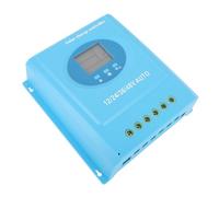 Keenso Controlador de Carga Solar MPPT, Material ABS, Conversión Eficiente del 98 por Ciento, Soporte de Voltaje Automático para RV Boat Home & Marine (120A)