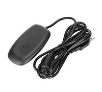 Keenso Controlador de Juegos Receptor de PC, Adaptador Inalámbrico con USB Plug and Play, Admite 4 Controladores y Auriculares para Usuarios de 360