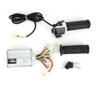 Keenso Controlador de Scooter Eléctrico, Cepillo de Bicicletas Eléctricas para Bicicletas con Empuñadura de Acelerador de Pulgar Multifunción, Conjunto Completo de Controlador de 36V 1000W