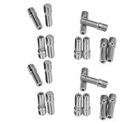 Keenso Conversión de Perno de Rueda, Longitud del Vástago de 32 Mm, Longitud Total de 50 Mm, Acero Tratado Térmicamente con Revestimiento de Zinc Negro, con Extrema Resistencia Al óxido y