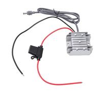 Keenso Convertidor DC Boost, Adaptador Portátil de 30V 3,5A para Mini Enrutador, Coches, Vehículos Recreativos, Aleación de Aluminio Resistente Al Agua, 1 Paquete