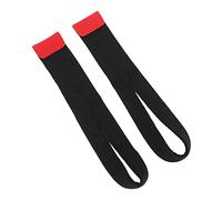 Keenso Correa de Muñeca de Elevación, 1 par de Poliéster Suave Fijo Anti -slip Strip Strengming Stap de Muñeca Muñeca (BLACK)