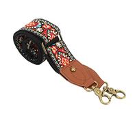 Keenso Correa para el Cuello de la Cámara de Poliéster Engrosado Tejido Cierre de Presión Hermoso y Liviano para Fotógrafos Cámara Digital DSLR Longitud Ajustable de 23.6-47.2 Pulgadas (rojo)