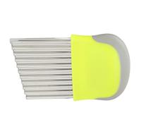 Keenso Cortadores de Papa Eficientes de Cuchillo de Papa de Onda para su Uso en la Cocina en Casa, Acero Inoxidable, Fritas Francesas, Fruta de Fritas para Cebolla, Cómodo, Cuchillo de Onda de 1 X
