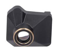 Keenso Cubierta, Cubierta del Eje Medio de Latón para Coches RC G63 1/10, Fácil Instalación, Tracción Mejorada, Diseño Resistente para Aventuras Todoterreno (Black)