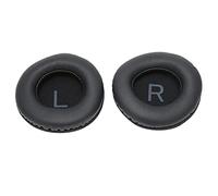Keenso Cubierta de Cojín de Pades de Reemplazo Universal para Auriculares - Mejora de Rendimiento de bajo para Amantes de la Música - Esponja + Cuero Artificial en Color Negro Ideal para Auriculares