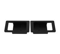 Keenso Cubierta de Cuenco para Manija de Puerta Interior, Aleación de Aluminio, Fácil de Instalar, Compatible con 90 110 130 Modelos 2004-2018, 2 uds.