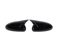 Keenso Cubierta de Espejo Retrovisor Brillante Negro, Tapa de Espejo