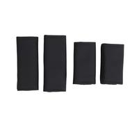 Keenso Cubierta de Manija de Agarre para Automóvil, 4 Piezas, Cubierta de Manija de Agarre para Automóvil, Cuero Sintético, Impermeable, Protector de Manija de Puerta Interior de