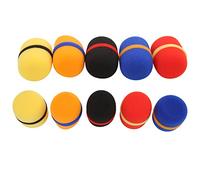 Keenso Cubierta de Micrófono, Parabrisas de Micrófono de Esponja Suave, Paquete de 10, Cubiertas de de Espuma Elástica a Prueba de Polvo, Bandas de Colores para Uso en Entrevistas en Escenarios de