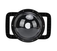 Keenso Cubierta de Puerto de Domo Subacuático Domo Esférico Semicircular para Cámara de Acción 1 con Botón de Obturador Especial, Material Acrílico Transparente