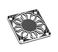 Keenso Cubierta del Ventilador de Refrigeración RC, Cubierta Protectora Universal del Ventilador de Aleación de Aluminio de 30x30 Mm para Disipador Térmico del Motor ESC (BLACK)