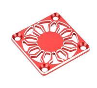 Keenso Cubierta del Ventilador de Refrigeración RC, Cubierta Protectora Universal del Ventilador de Aleación de Aluminio de 30x30 Mm para Disipador Térmico del Motor ESC (rojo)