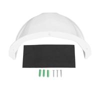 Keenso Cubierta Duradera para Cámara de Seguridad, Protección contra la Lluvia y el Sol para Cámara de Vigilancia Domo PTZ, ABS, Tamaño 11,02x8,27x5,91 Pulgadas (White)