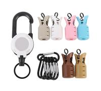 Keenso Cubierta para Anzuelo de Pesca, Protector de Anzuelo de Calamar para Río Sea Lake (White)
