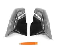 Keenso Cubiertas de Espejos Laterales para Automóvil, Material ABS, Reemplazo Elegante para Serie 3 4, Protege los Espejos Originales, Diseñadas para una Fácil Instalación y Actualización