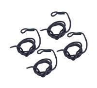 Keenso Cuerda de Parachoques para Barcos, Línea de Muelle de Poliéster de Alta Resistencia de 1,5 M 4,9 Pies con de Acero Inoxidable, para Barcos PWC Kayak Canoa Marina Protección (Blue)