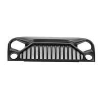 Keenso Cuerpo de Parrilla Angry Eyes Rejilla sobre Orugas RC de Nailon Negro Superficie Mecanizada CNC 13,5 X 4,8 Cm con 4 Tornillos M2.5 para Actualización de Camión Delantero a Escala 1 10